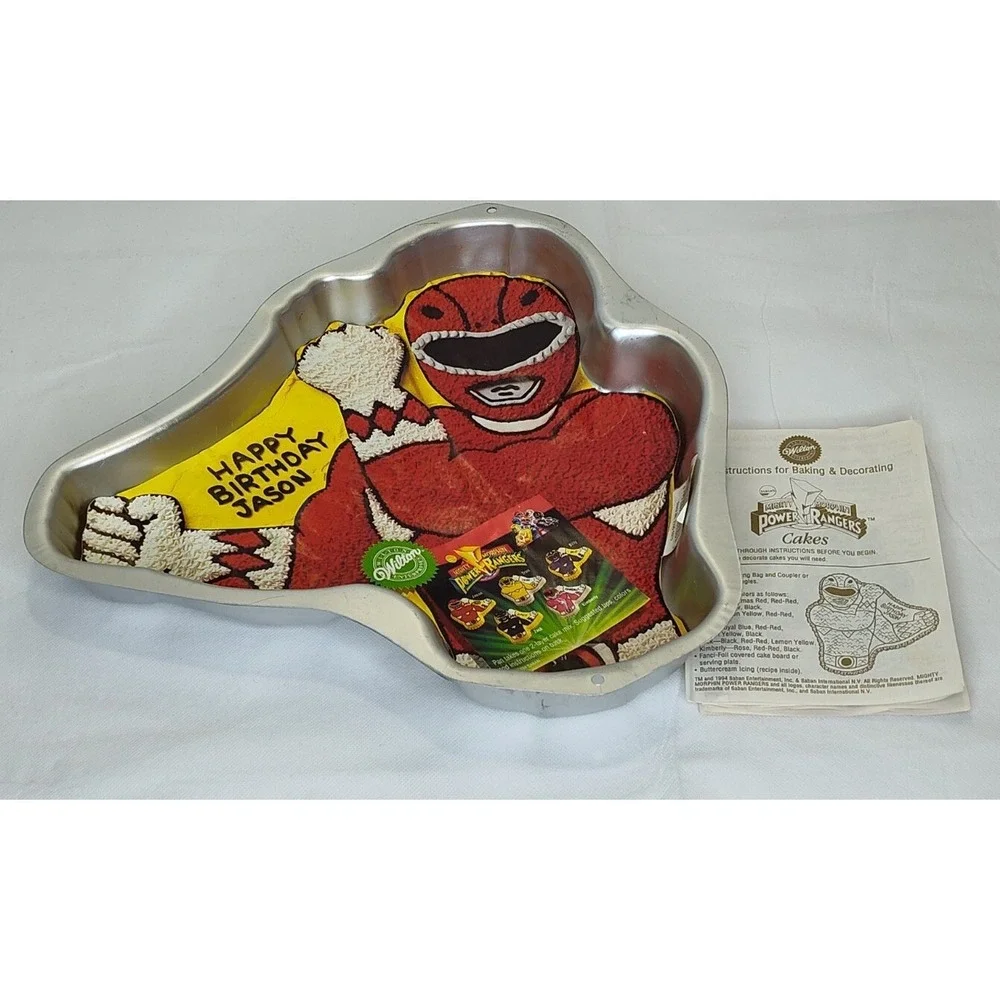 VTG Wilton Mighty Morphin Power Rangers Cake Mold Pan 1994 RARE SEE B26.1GA713